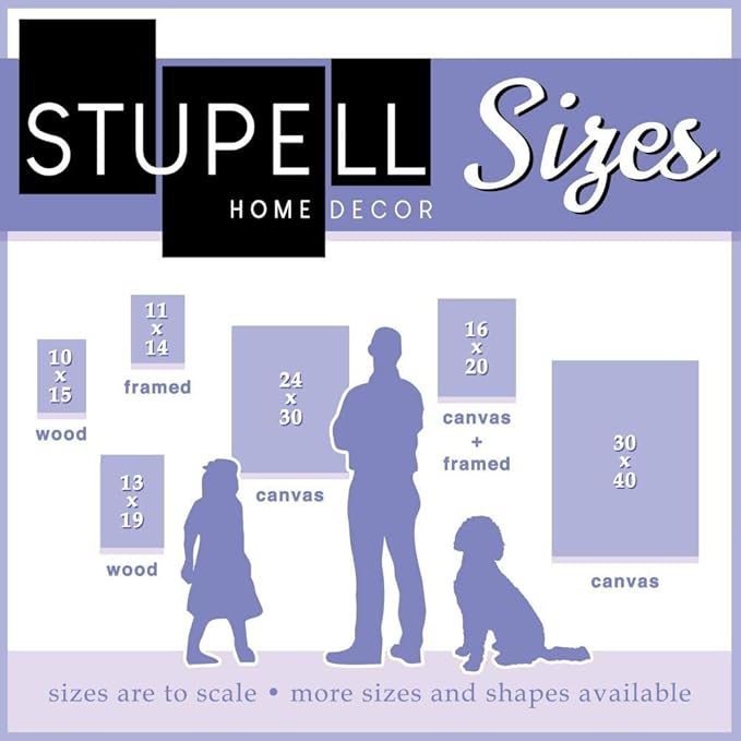 Stupell Industries Kitchen Conversion Chart Neutral Grey Word, Design by Artist Daphne Polselli Wall Art, 16x20, Canvas