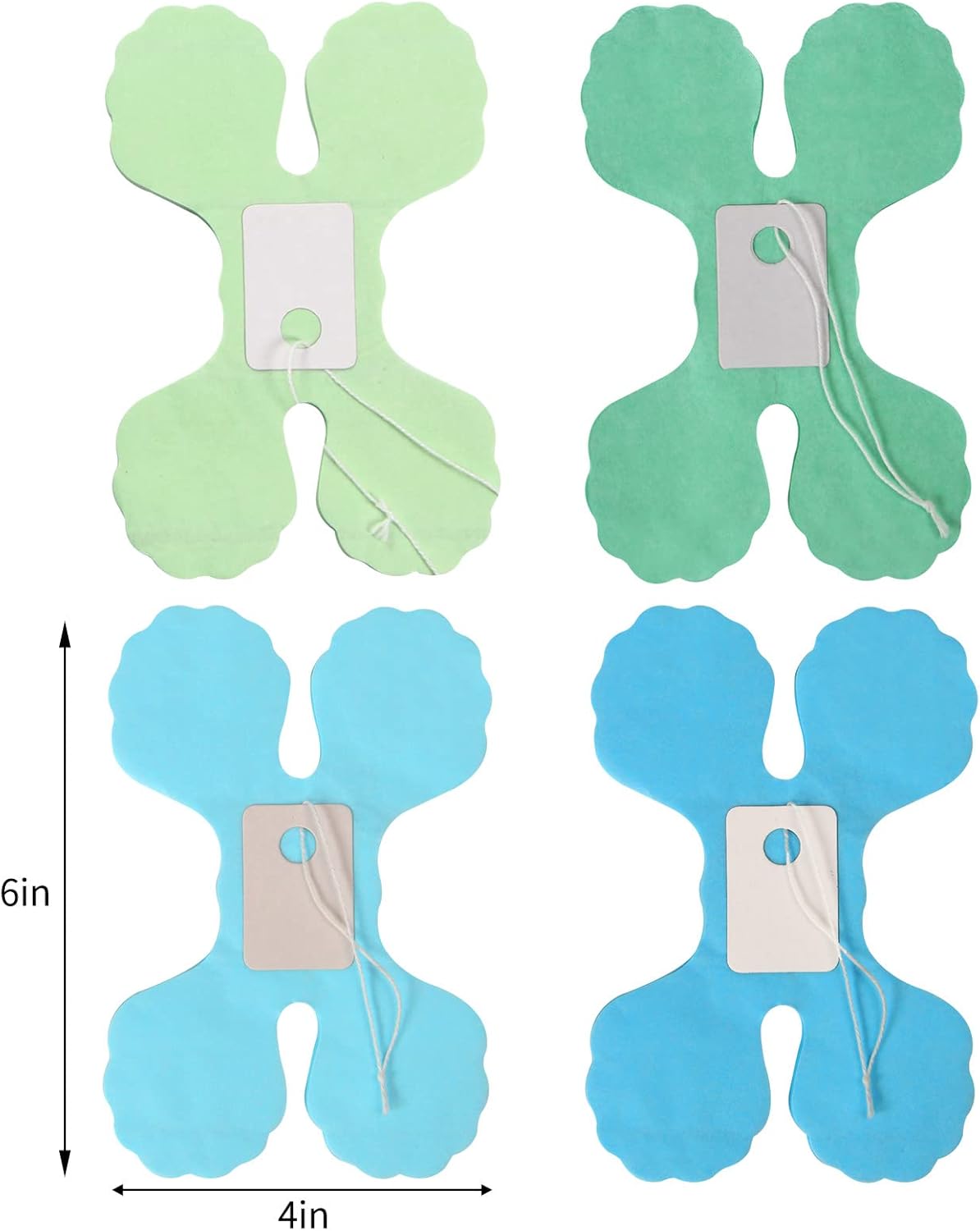 Blue-Green Party-Decorations Streamers Garland - 157Ft Four-Leaf Clover Hanging Banner, Jungle Theme Party Supplies Spring Summer Birthday Baby Bridal Shower Decor Hugtmr