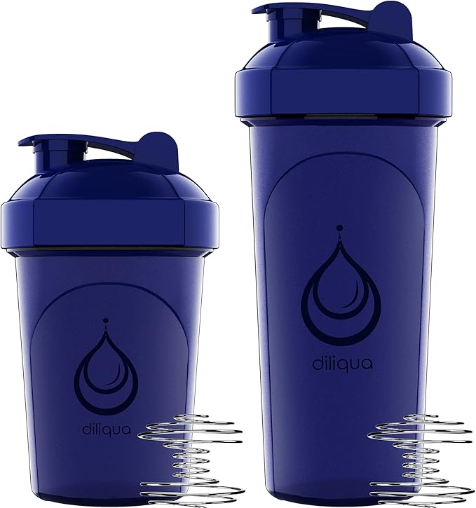 '-10 PACK- small Shaker Bottles for Protein Mixes | BPA-Free & Dishwasher Safe | 5 Large 28 oz & 5 20 oz | Blender Shaker Cups for protein shakes