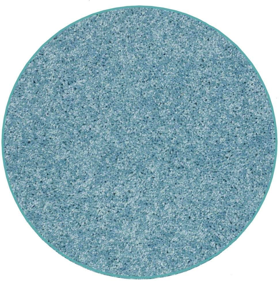 KOECKRITZ Soft and Colorful Kids Classroom Area Rugs (Passes Flammability Pill Test) Many Sizes and Bright Colors to Select from (6' Round, Surf)